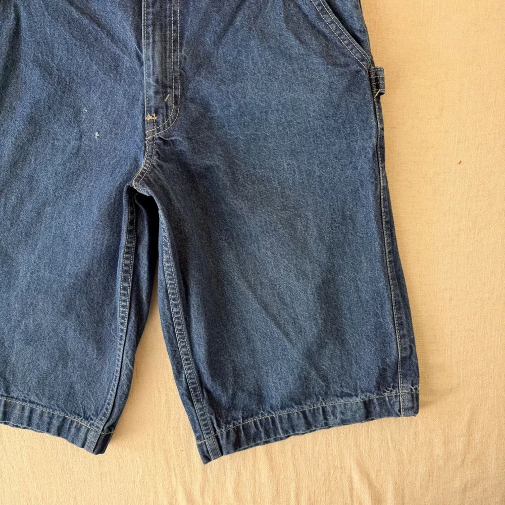 Vintage 1999 Levi's Carpenter Jorts W29 Baggy Y2K Skater Red Tab